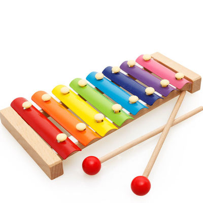Un piano di 8 note e xilofono Toy With Wooden Frame