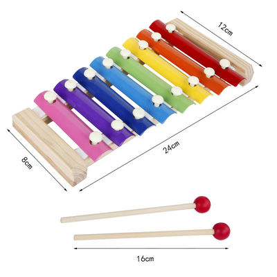 Un piano di 8 note e xilofono Toy With Wooden Frame
