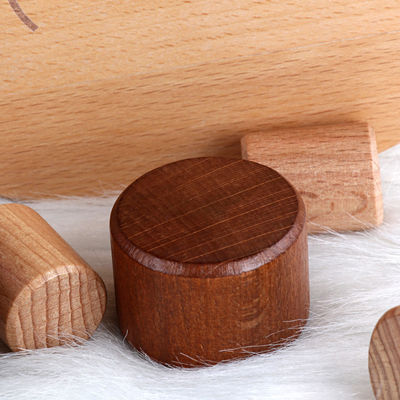 Particelle elementari di legno dell'equilibrio della luna del Montessori dei bambini