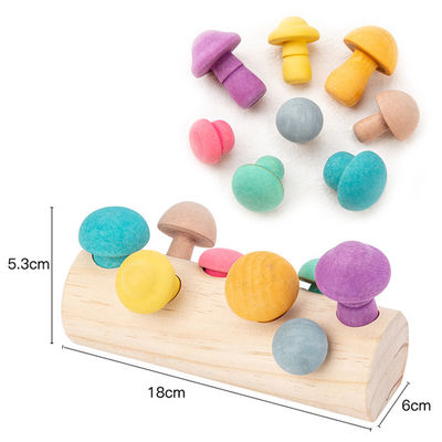 Gioco di legno di raccolto del fungo di forma inerente allo sviluppo educativa