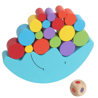 Gioco di legno dell'equilibrio della luna di Montessori per l'apprendimento iniziale