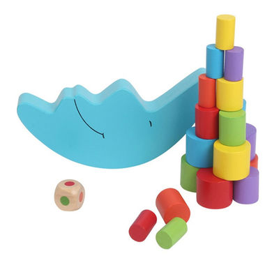 Gioco di legno dell'equilibrio della luna di Montessori per l'apprendimento iniziale