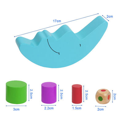Gioco di legno dell'equilibrio della luna di Montessori per l'apprendimento iniziale