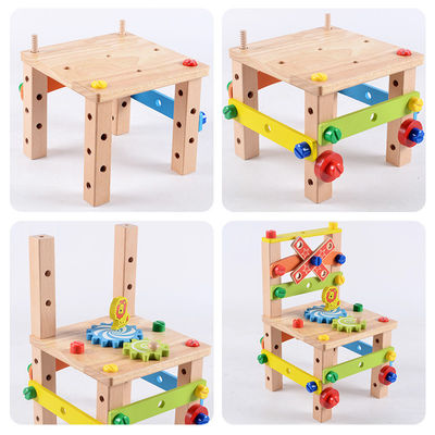 Sedia di legno Toy With Water Based Painted dei bambini di Montessori