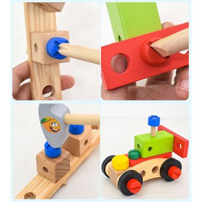 Giocattolo di legno della cassetta portautensili di simulazione multifunzionale del bambino del ODM