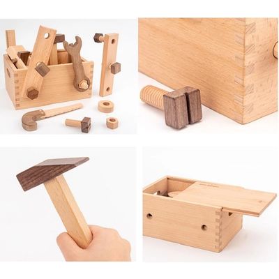 Set di strumenti multifunzionale di legno di riparazione di Montessori per i ragazzi