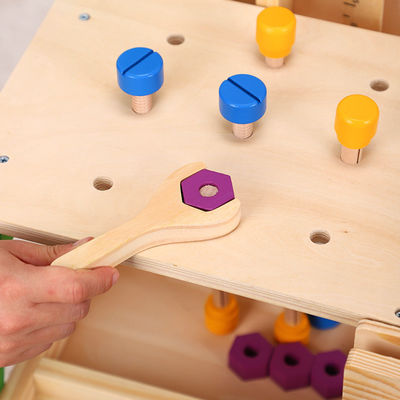 Tabella di legno dello strumento della simulazione dei bambini staccabili multifunzionali