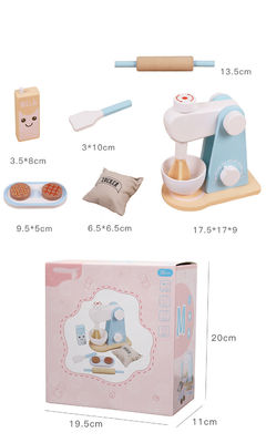 L'istruzione iniziale dei bambini unisex di legno finge i giocattoli della cucina