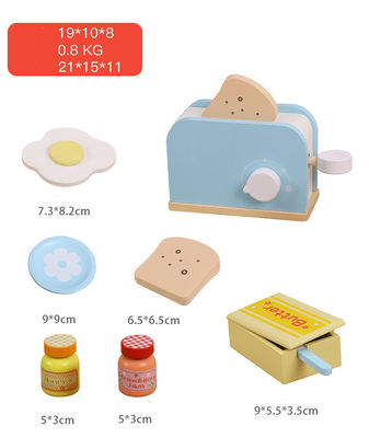 L'istruzione iniziale dei bambini unisex di legno finge i giocattoli della cucina