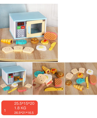 L'istruzione iniziale dei bambini unisex di legno finge i giocattoli della cucina