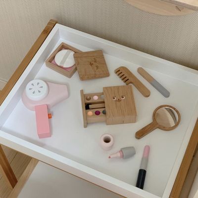 Il Montessori portatile Toy Set cosmetico di legno dei bambini ISO9001