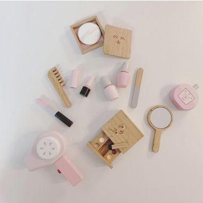 Il Montessori portatile Toy Set cosmetico di legno dei bambini ISO9001