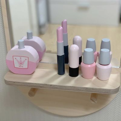 Il Montessori portatile Toy Set cosmetico di legno dei bambini ISO9001