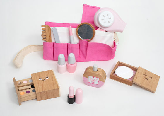 Il Montessori portatile Toy Set cosmetico di legno dei bambini ISO9001