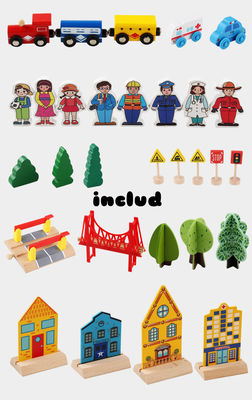 Costruttore Wooden Board Game di Mini Wooden 88pcs City Road
