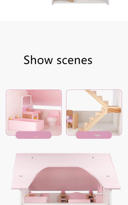 Bambini ricoprenti a base d'acqua di Mini Wooden Simulation House For