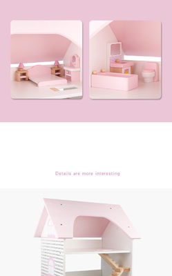 Bambini ricoprenti a base d'acqua di Mini Wooden Simulation House For