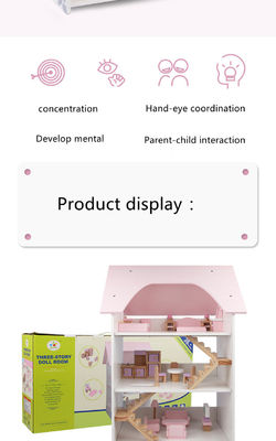Bambini ricoprenti a base d'acqua di Mini Wooden Simulation House For