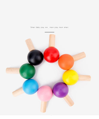 Fermo di legno il gioco del verme per addestramento della coordinazione mano-occhio dei bambini