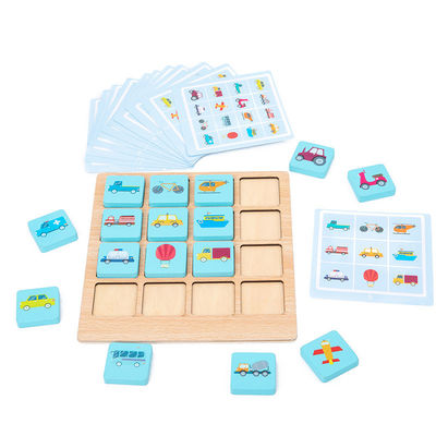 Gioco da tavolo di legno di puzzle del Montessori dei bambini del ODM