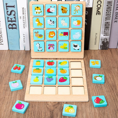 Gioco da tavolo di legno di puzzle del Montessori dei bambini del ODM