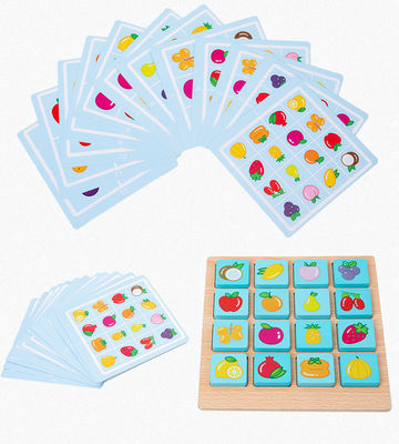 Gioco da tavolo di legno di puzzle del Montessori dei bambini del ODM