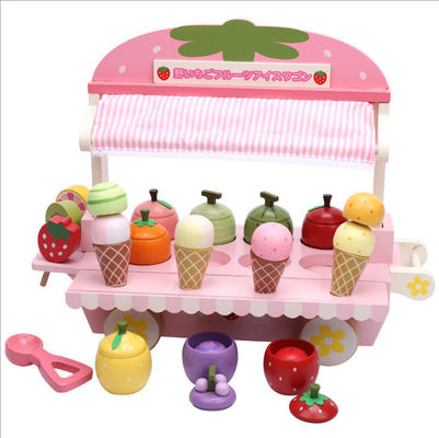 Macchina di legno del cono gelato della simulazione dei bambini