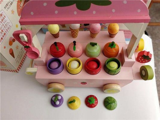 Macchina di legno del cono gelato della simulazione dei bambini