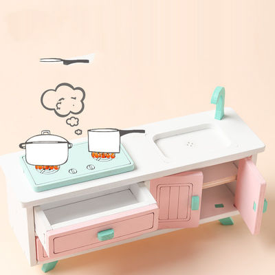 Giocattoli di Mini Montessori Wooden Girls Bedroom senza la sbavatura