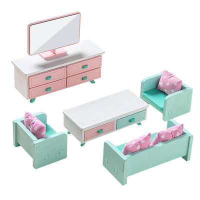 Giocattoli di Mini Montessori Wooden Girls Bedroom senza la sbavatura