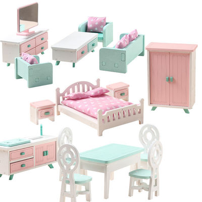 Giocattoli di Mini Montessori Wooden Girls Bedroom senza la sbavatura