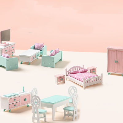 Giocattoli di Mini Montessori Wooden Girls Bedroom senza la sbavatura