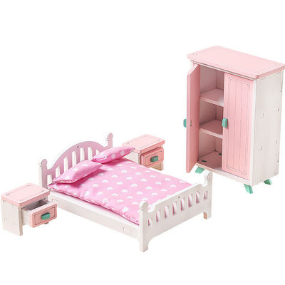 Giocattoli di Mini Montessori Wooden Girls Bedroom senza la sbavatura