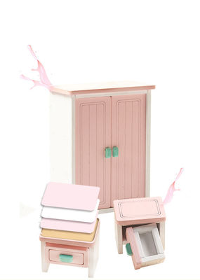 Giocattoli di Mini Montessori Wooden Girls Bedroom senza la sbavatura