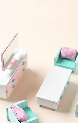 Giocattoli di Mini Montessori Wooden Girls Bedroom senza la sbavatura