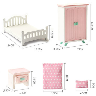 Giocattoli di Mini Montessori Wooden Girls Bedroom senza la sbavatura
