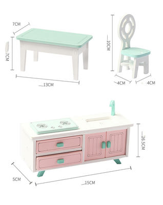 Giocattoli di Mini Montessori Wooden Girls Bedroom senza la sbavatura