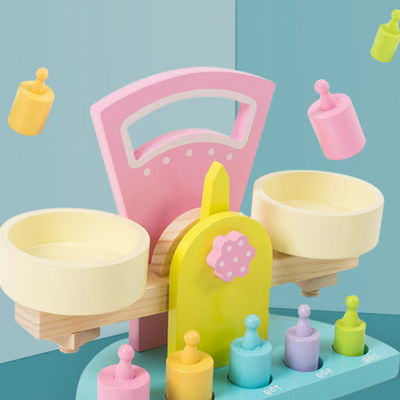 Scala di legno insipida Toy For Preschool Children dell'equilibrio