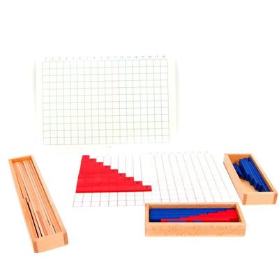 Aggiunta di Montessori e bordo di legno di sottrazione per insegnamento iniziale di matematica