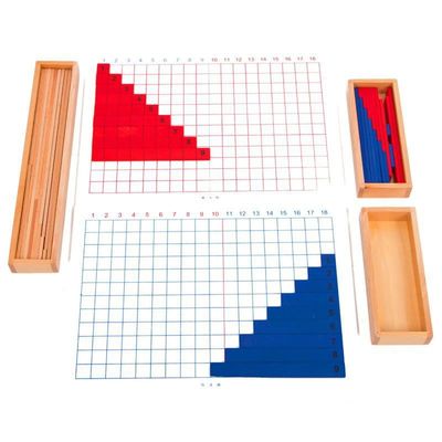 Aggiunta di Montessori e bordo di legno di sottrazione per insegnamento iniziale di matematica