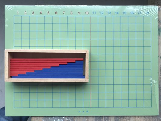 Aggiunta di Montessori e bordo di legno di sottrazione per insegnamento iniziale di matematica