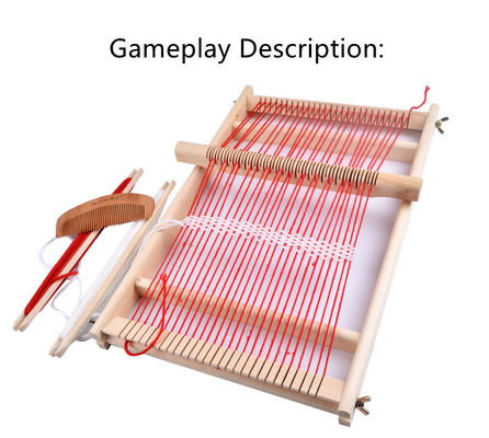 Grande telaio per tessitura di legno dei bambini multifunzionali