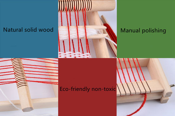 Grande telaio per tessitura di legno dei bambini multifunzionali