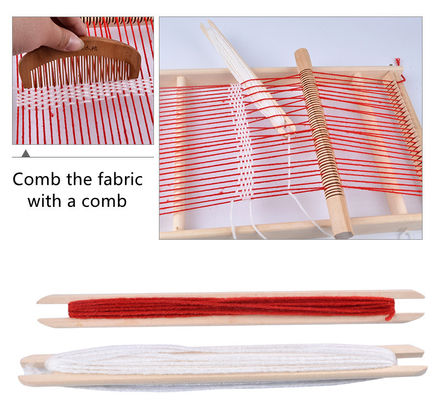 Grande telaio per tessitura di legno dei bambini multifunzionali