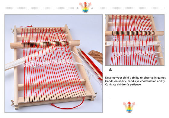 Grande telaio per tessitura di legno dei bambini multifunzionali