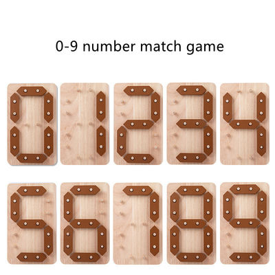 Giocattolo di legno del puzzle di chiarimento di matematica dei bambini