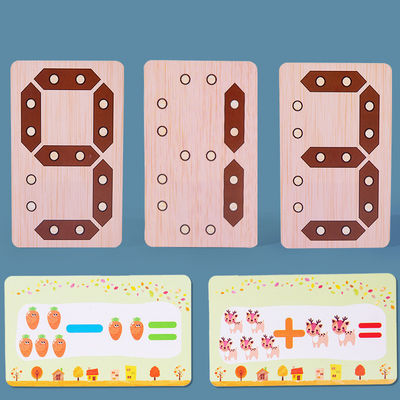 Giocattolo di legno del puzzle di chiarimento di matematica dei bambini