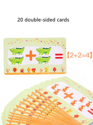 Giocattolo di legno del puzzle di chiarimento di matematica dei bambini