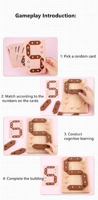 Giocattolo di legno del puzzle di chiarimento di matematica dei bambini
