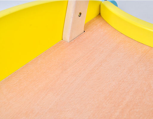 La doppia piattaforma Toy Shopping Trolley di legno dei bambini